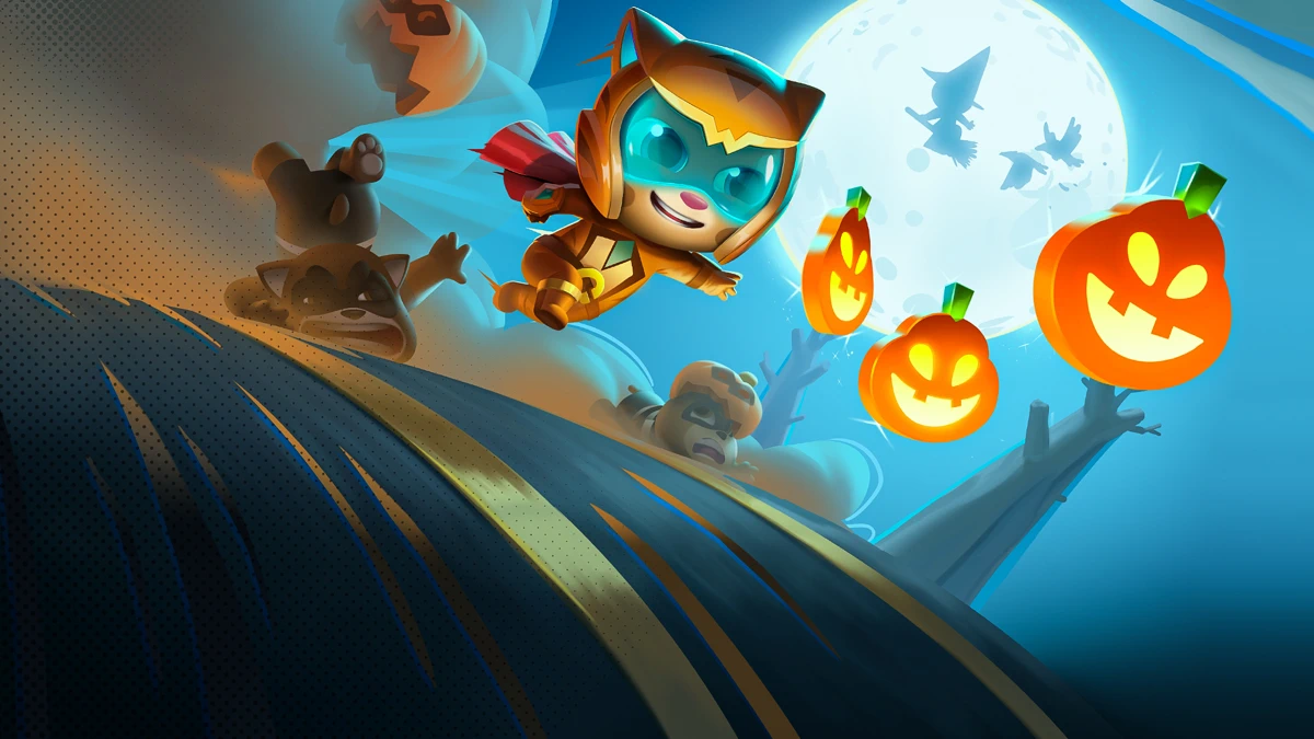 Talking Tom Hero Dash search result, In-app event: Join The Halloween Adventure