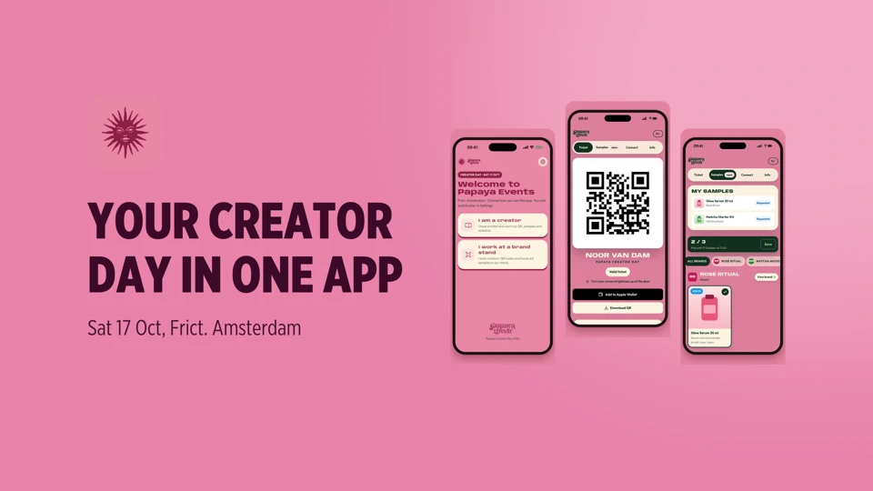 Papaya Events App Store search result
