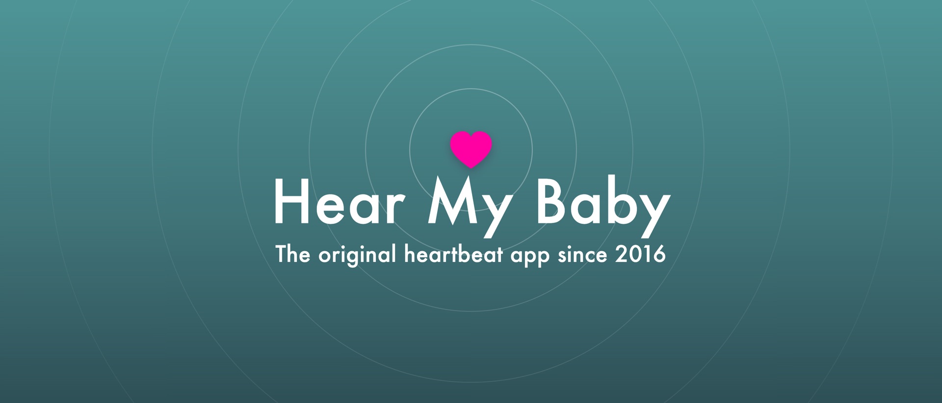 Hear My Baby Heartbeat App product page header