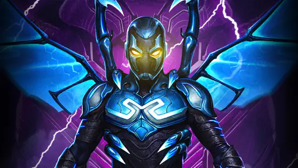 Power up as Blue Beetle!