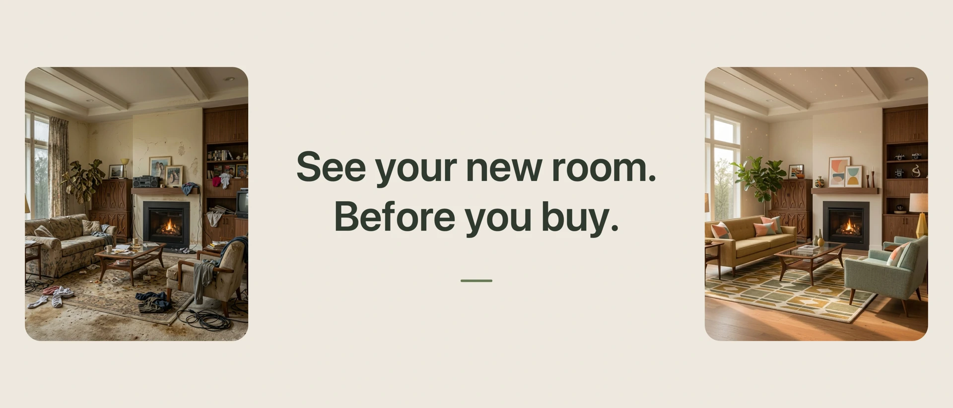 Room Design AI: Home Interior product page header