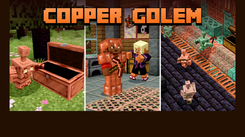 Copper Golem in Minecraft! Special Event Copper Golem in Minecraft! Special Event