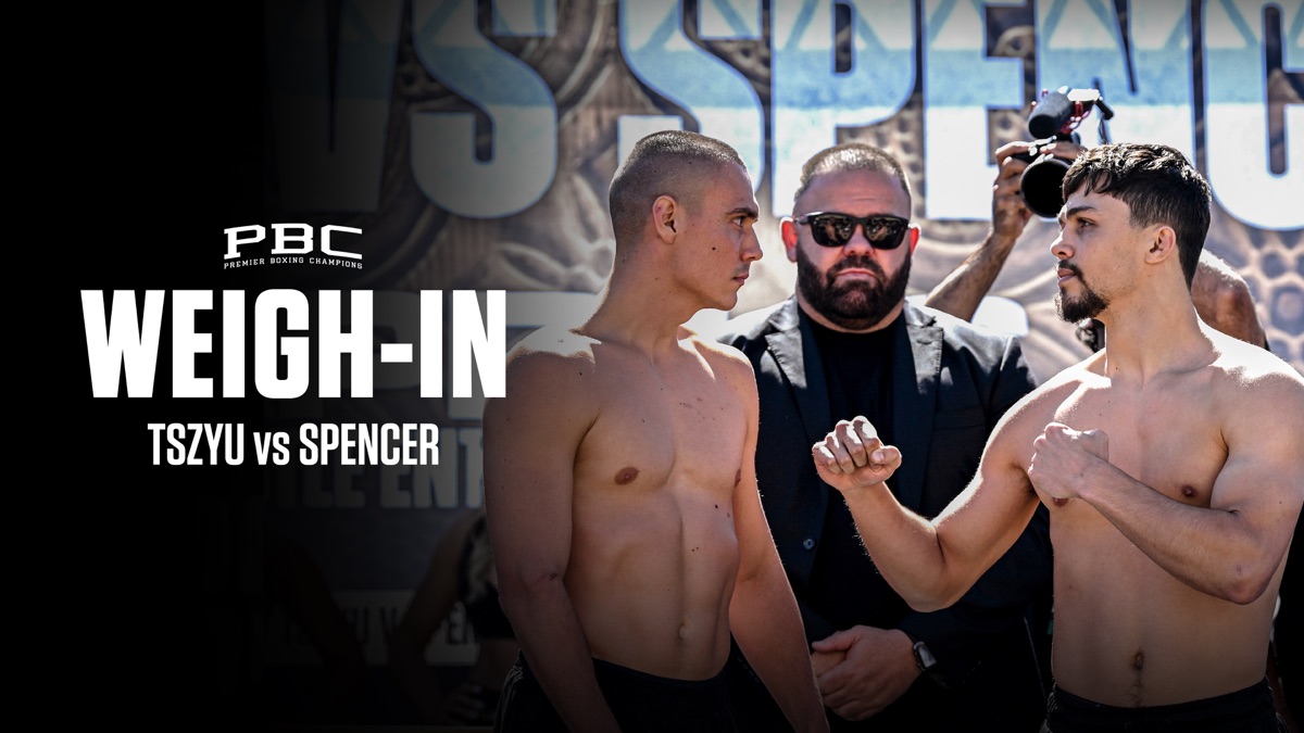 Tim Tszyu contre Joey Spencer Pesée – Archives d’événements PBC (Stagione 70, Puntata 2)