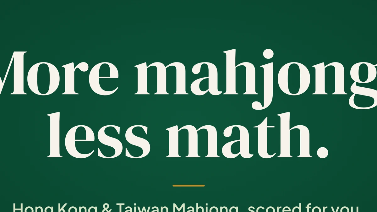 TileBuddy: Mahjong Scoring App Store product page header