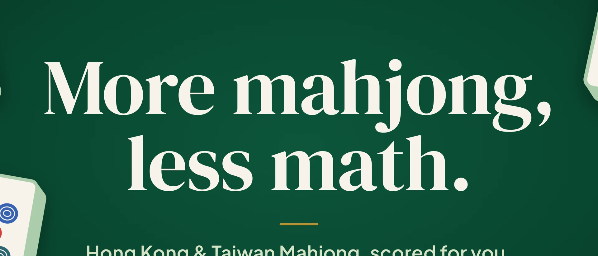 TileBuddy: Mahjong Scoring product page header