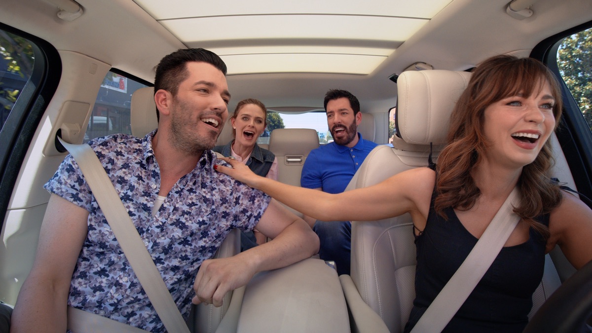Watch Deschanel Sisters & Property Brothers Carpool Karaoke The