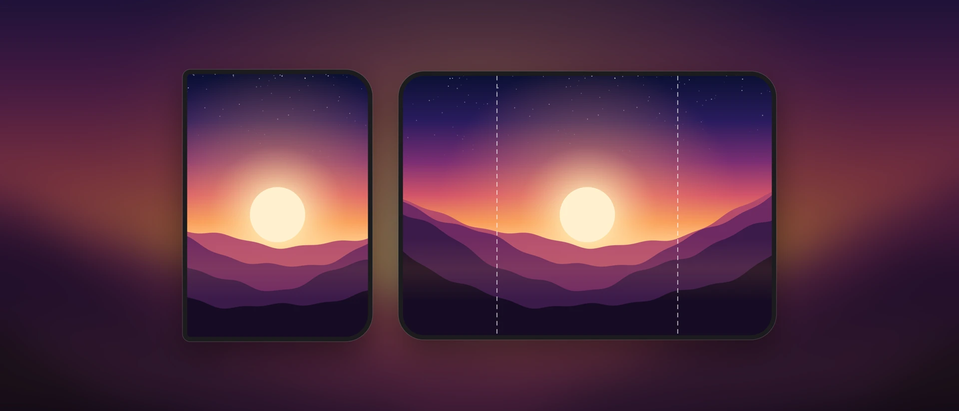 FoldWall product page header