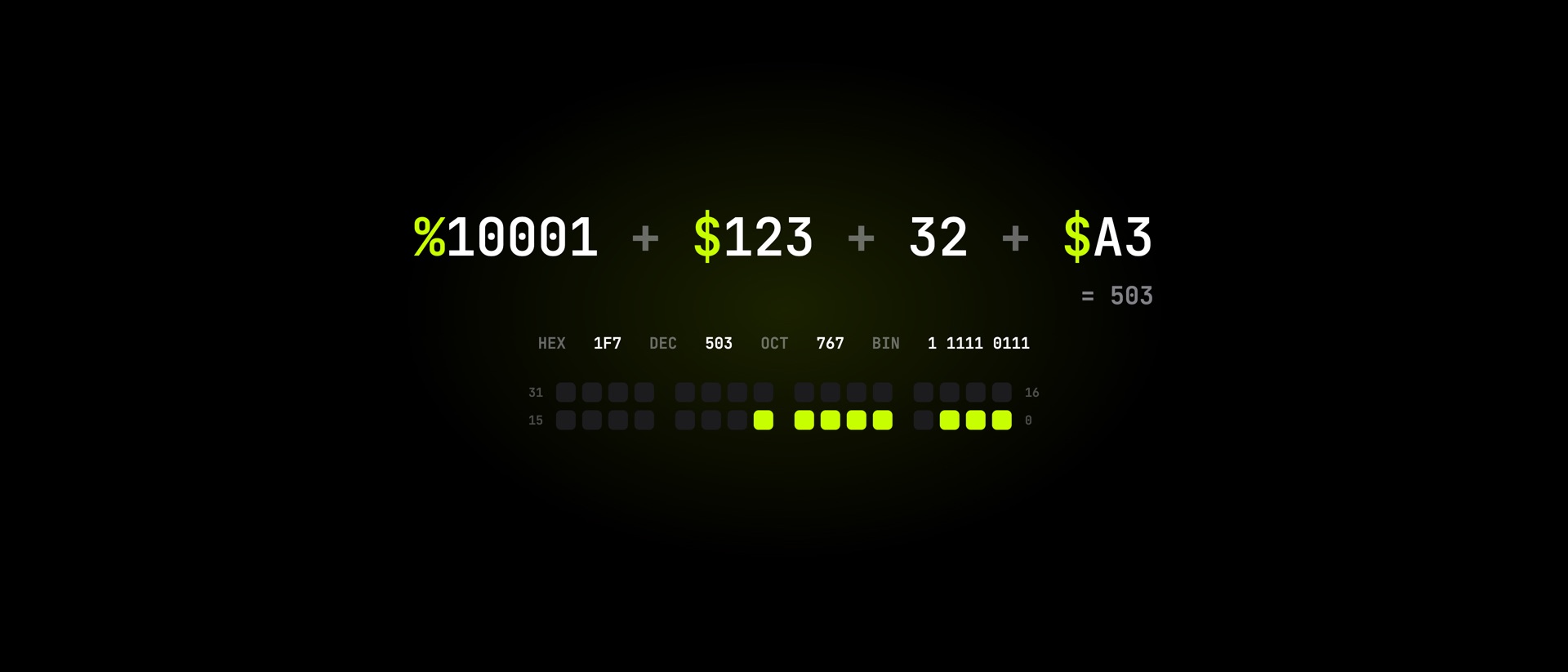 Rechenwerk: Hex & Binary Calc product page header