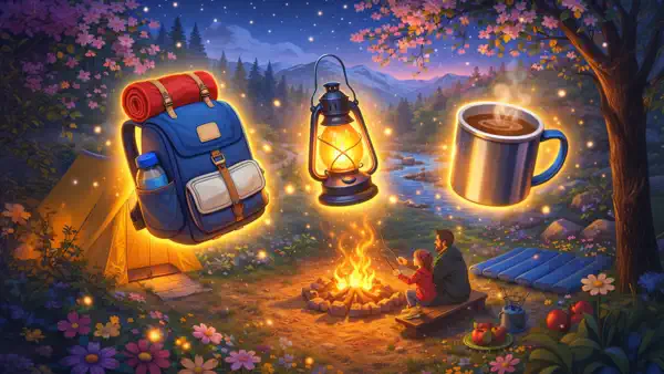 Spring Camping Escape