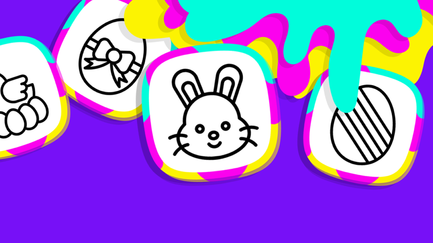 Kids drawing games Easter pack Special Event