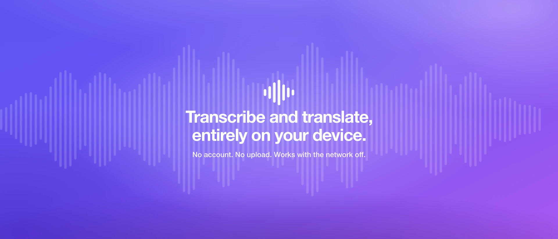 Voice to Text Offline product page header