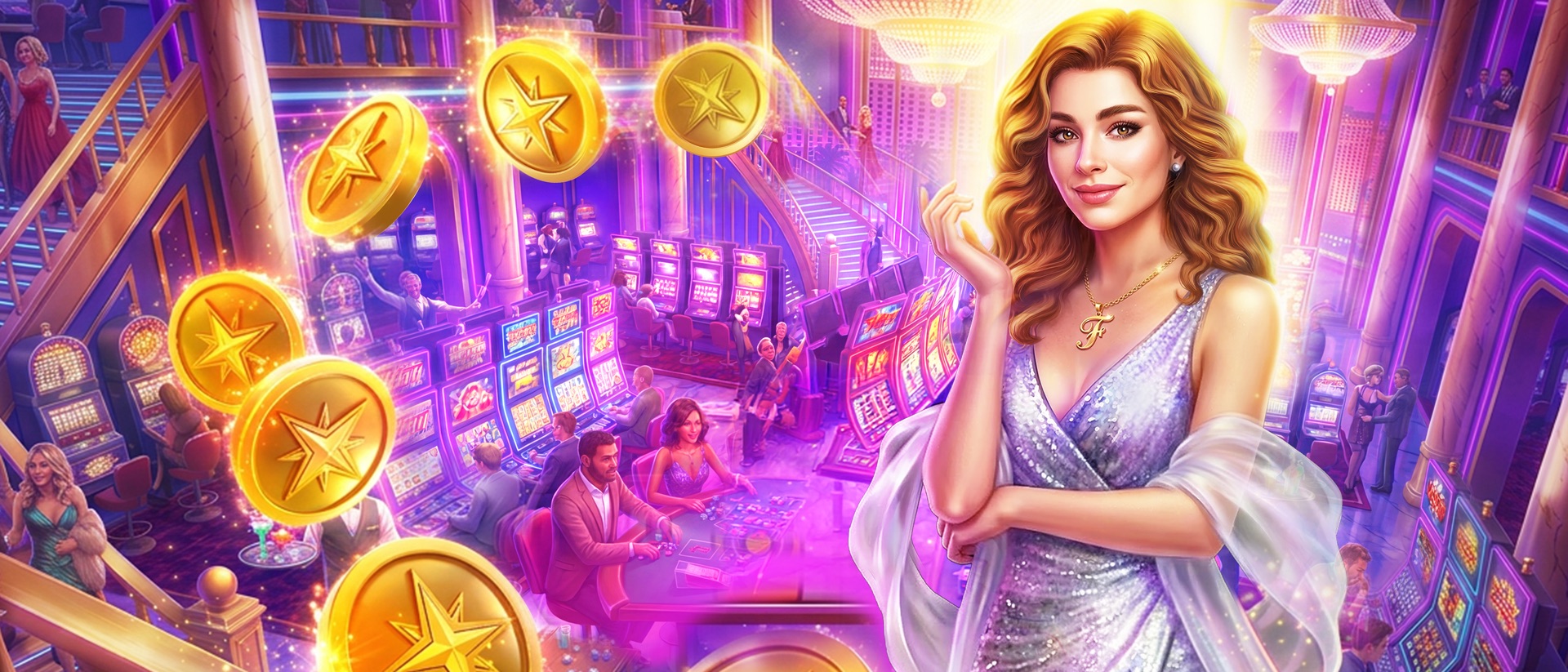 Caesars Slots - Casino Games product page header