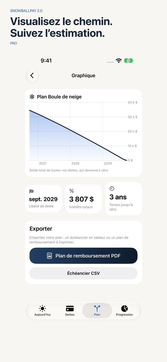 SnowballPay : remboursement capture d’écran 5