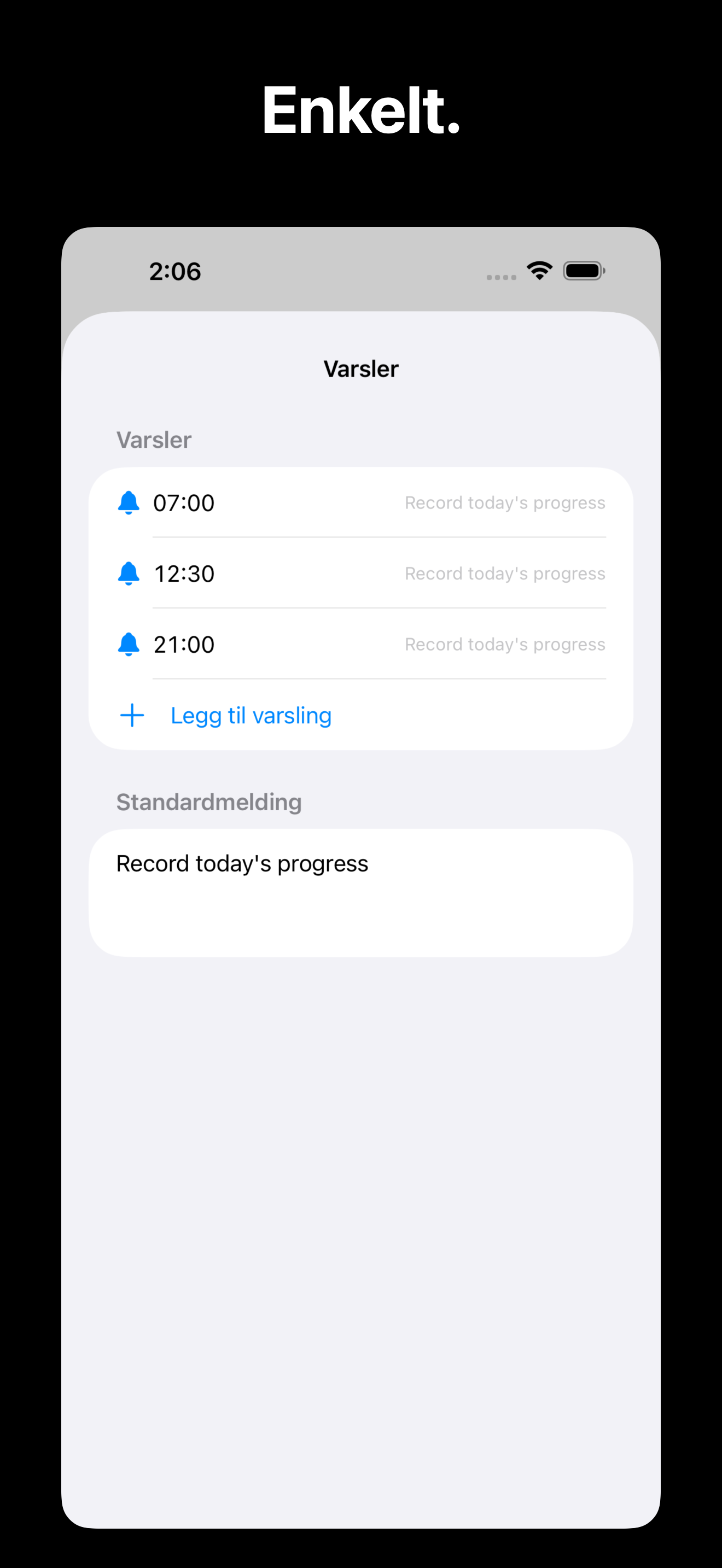KeepGoing - Habit Tracker iOS screenshot 4 showing app interface