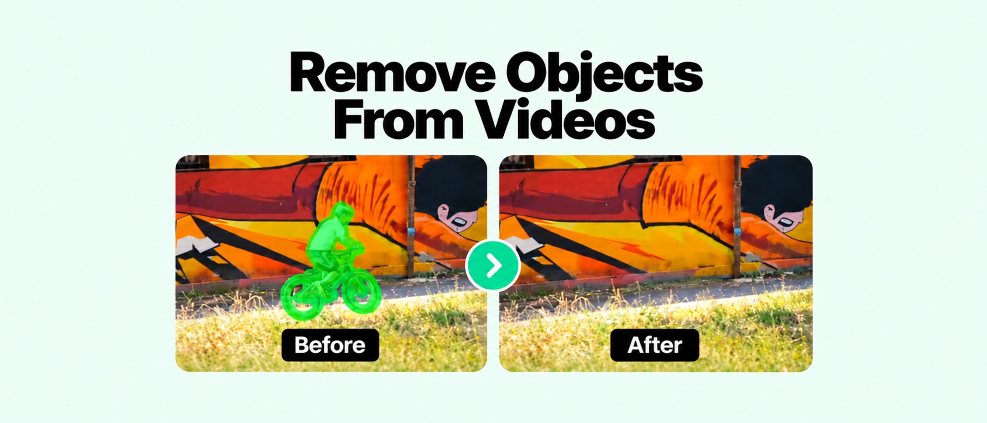 AI Video Eraser: Remove Object product page header