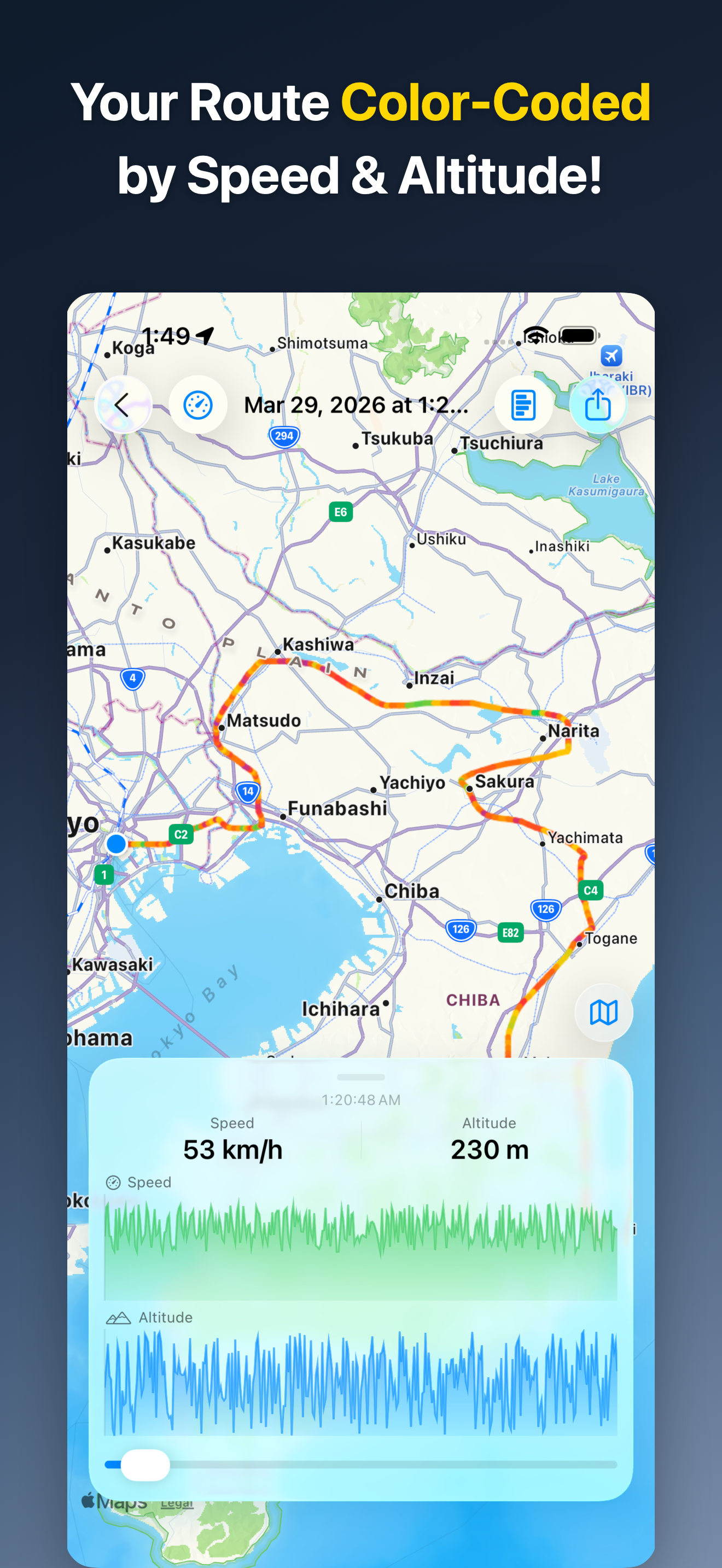 DriveTracker - Driving Log iOS screenshot 3 showing app interface