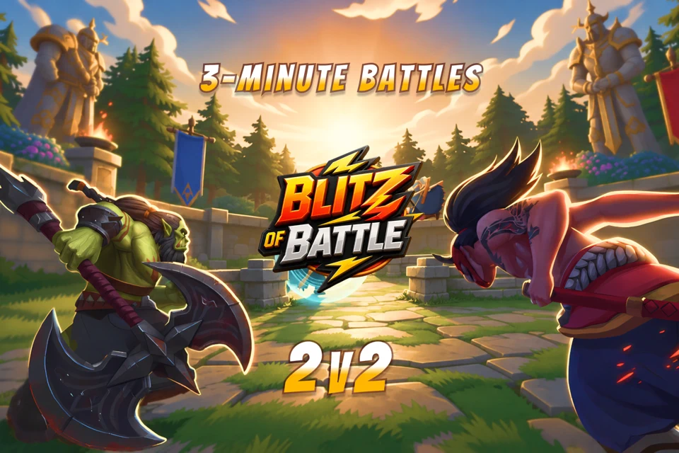 Blitz of Battle: 2v2 MOBA App Store search result