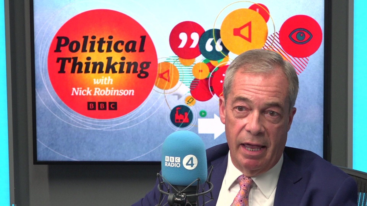 The Nigel Farage 2025 One Political Thinking with Nick Robinson