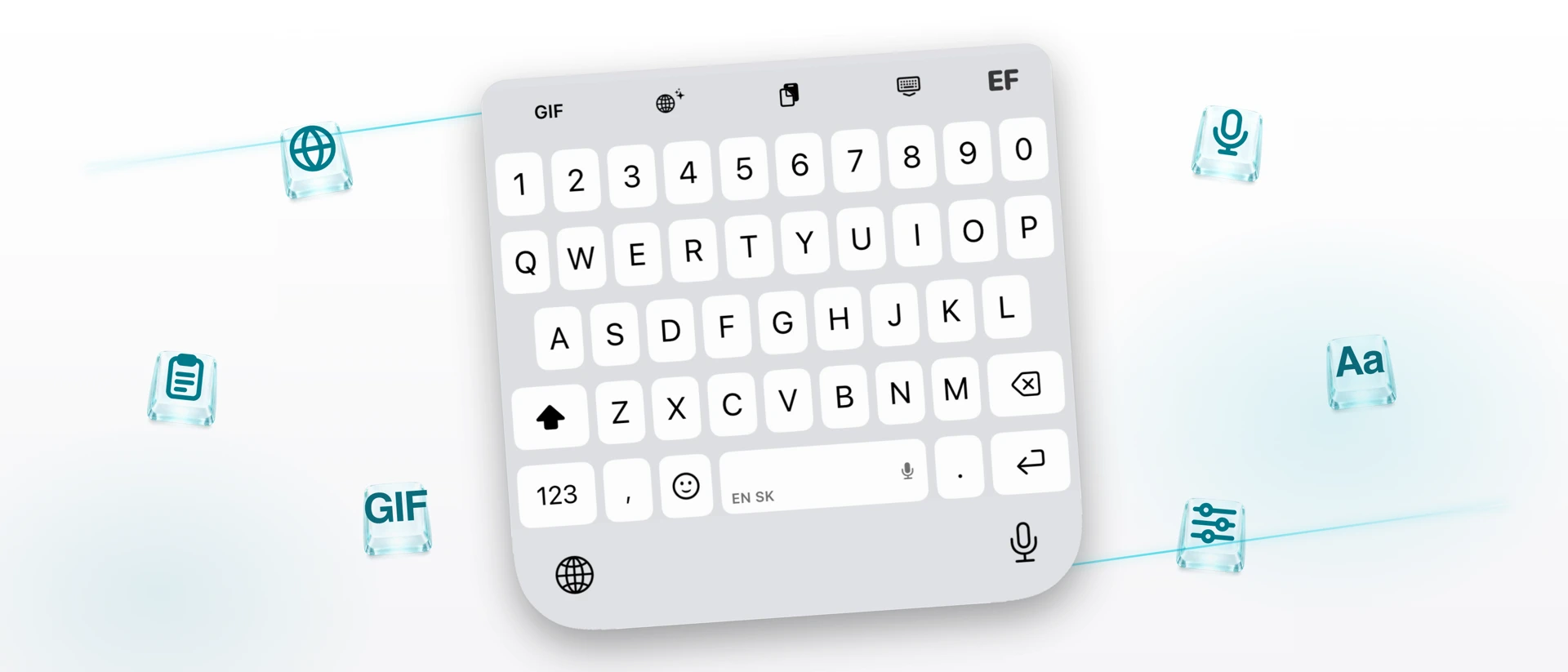 EFKey – Swipe & AI Keyboard product page header