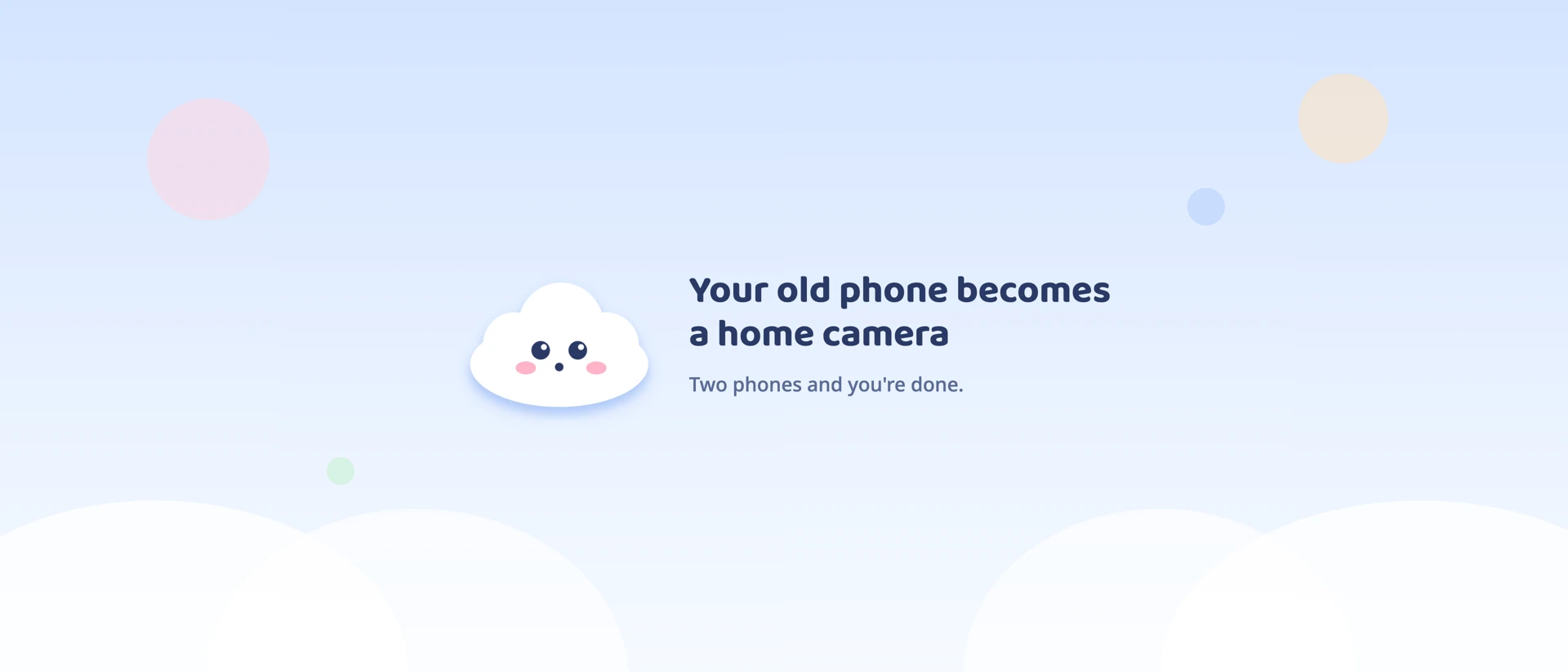 MongleCam: Old Phone Camera product page header