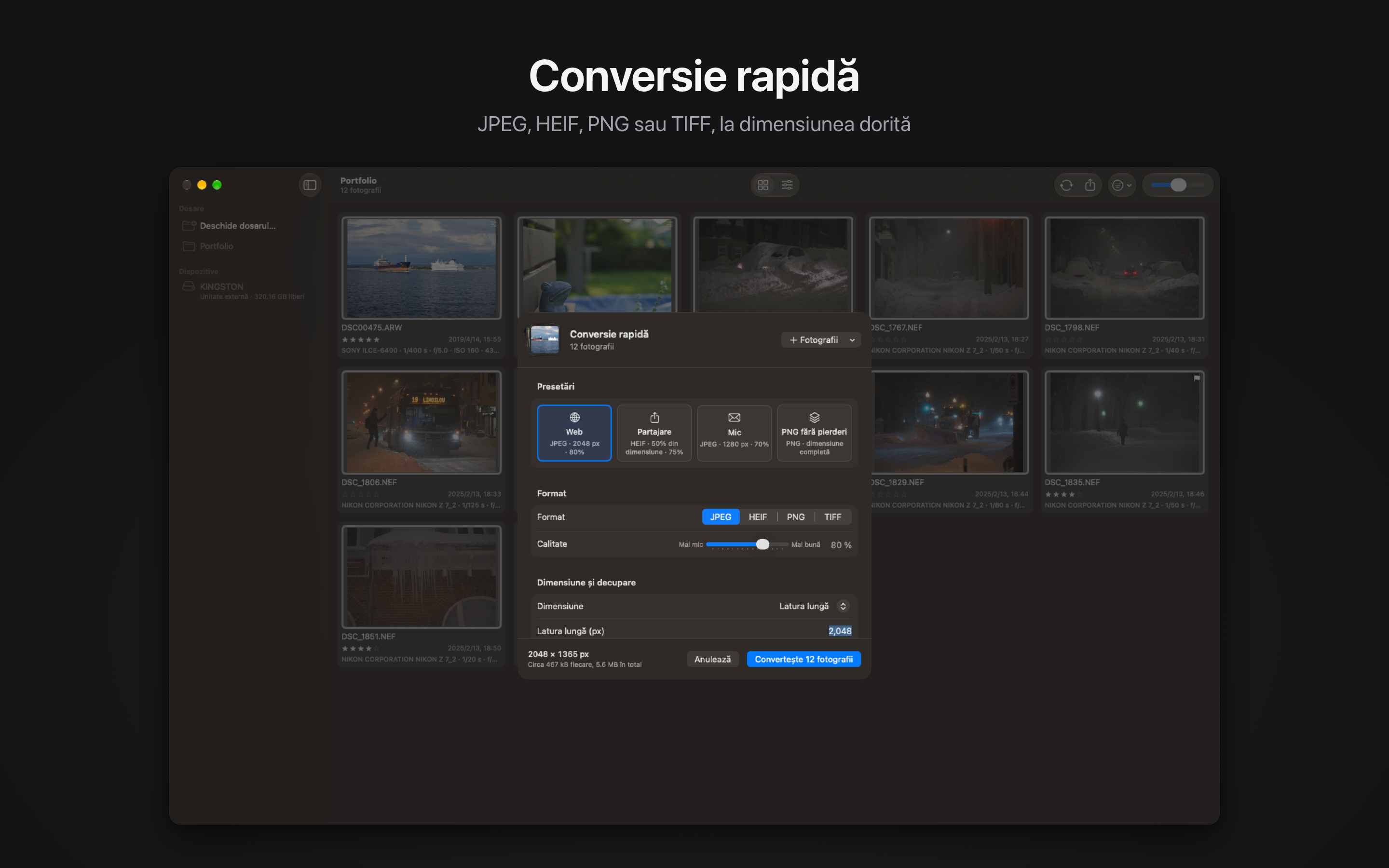 Rawed: RAW Photo Editor macOS screenshot 5 showing app interface
