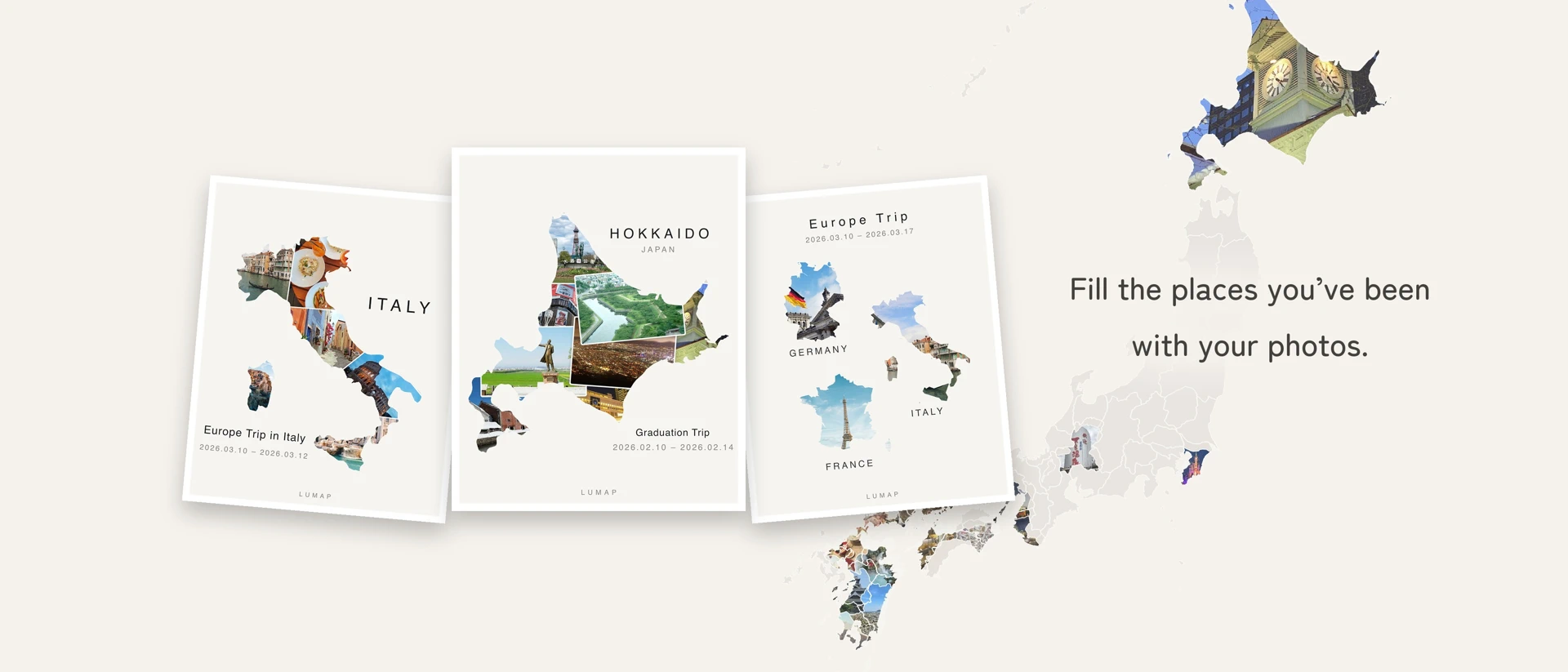 Lumap : Travel Photo Map product page header