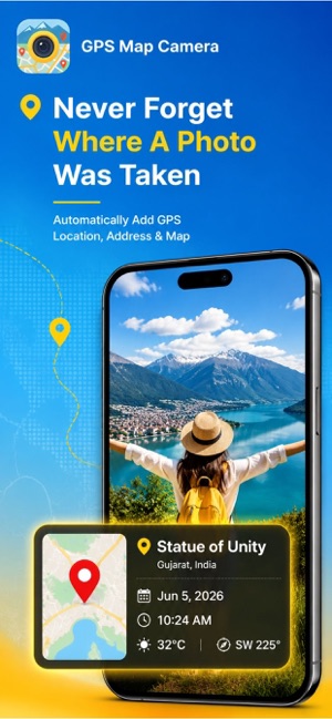 GPS Map Camera: Geo Location screenshot 1