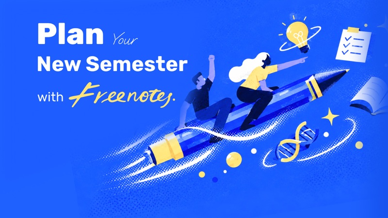 Freenotes®: AI Notes Taking 活动「Your New Semester, Your Way」配图