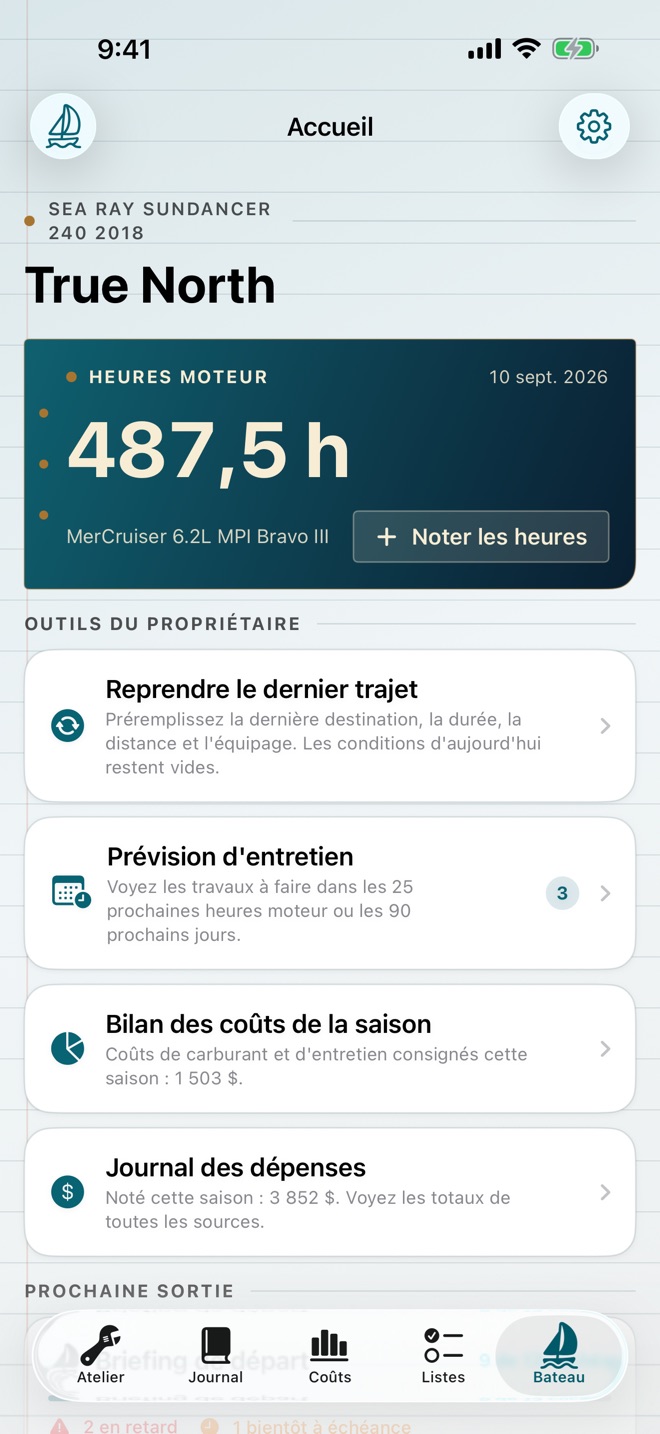 HullBook : Entretien de bateau capture d’écran 7
