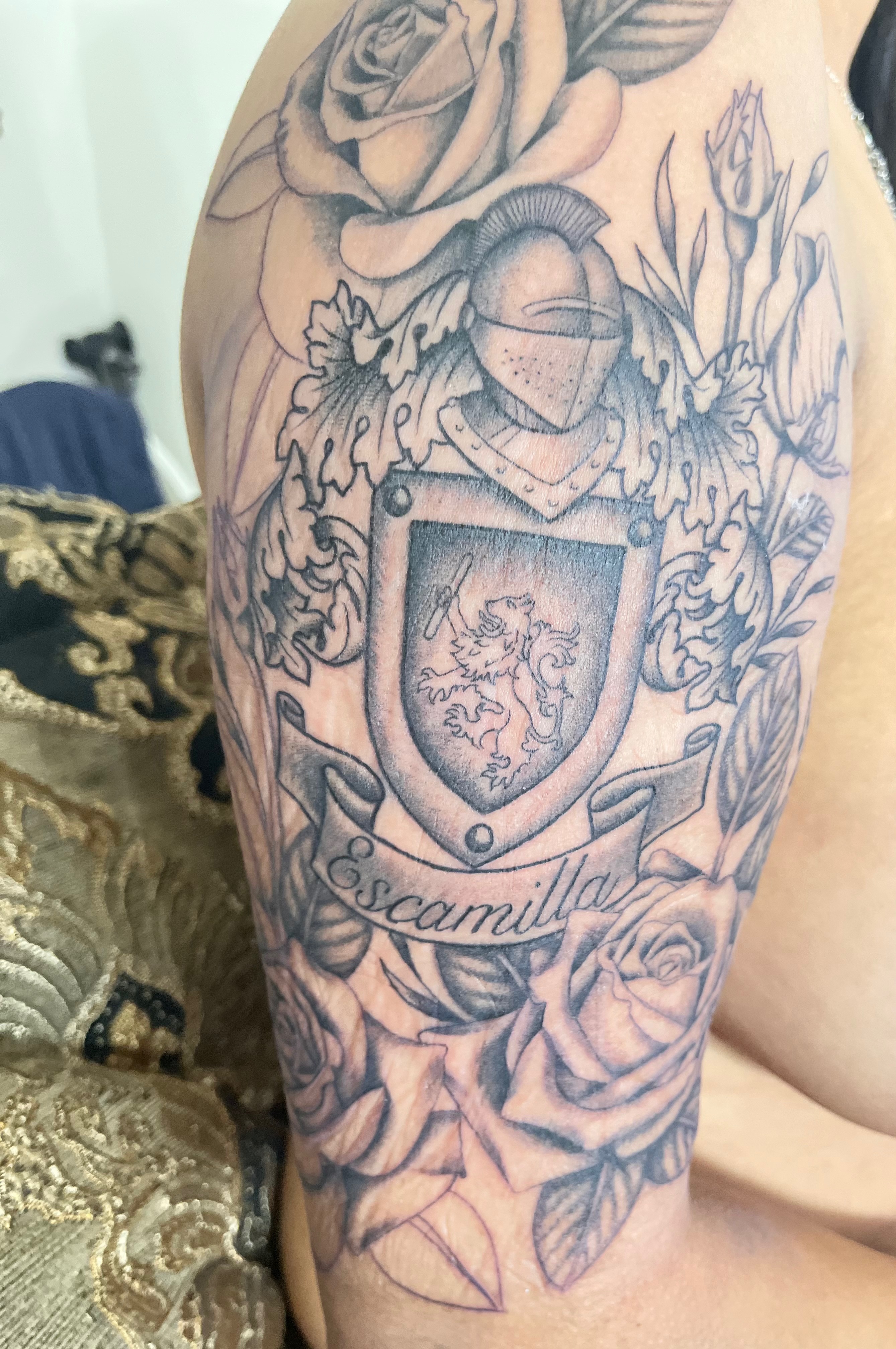 Red Dagger Tattoo