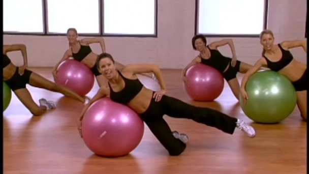 The firm slim & best sale sculpt stability ball workout