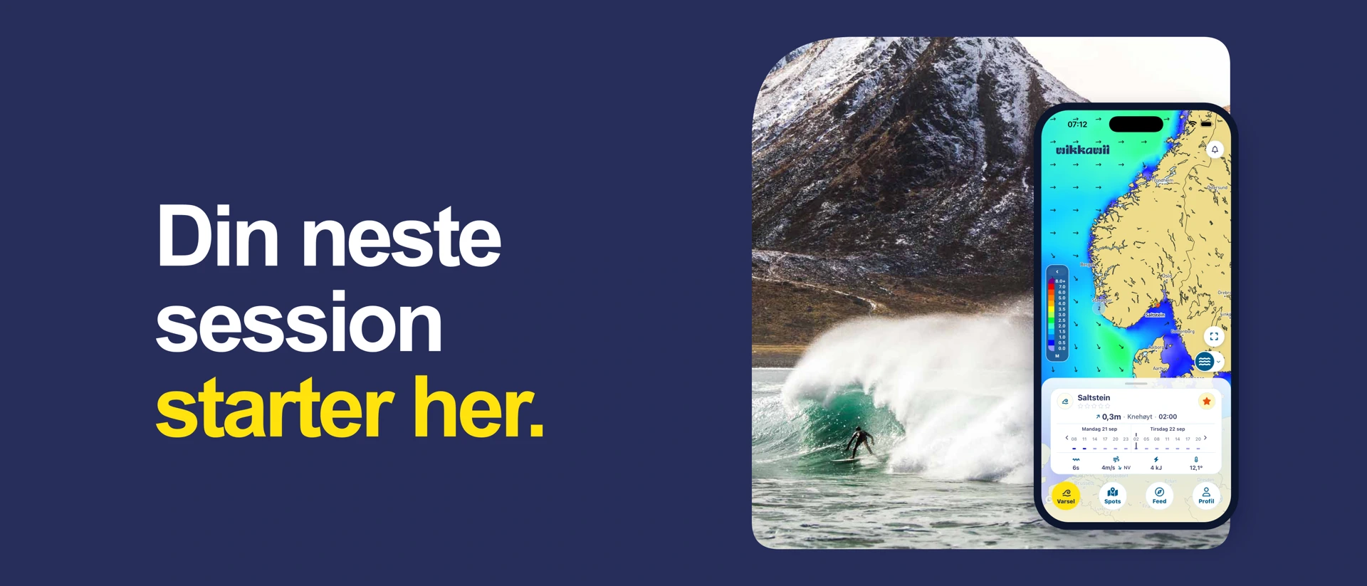 Wikkawii – Surfvarsel product page header