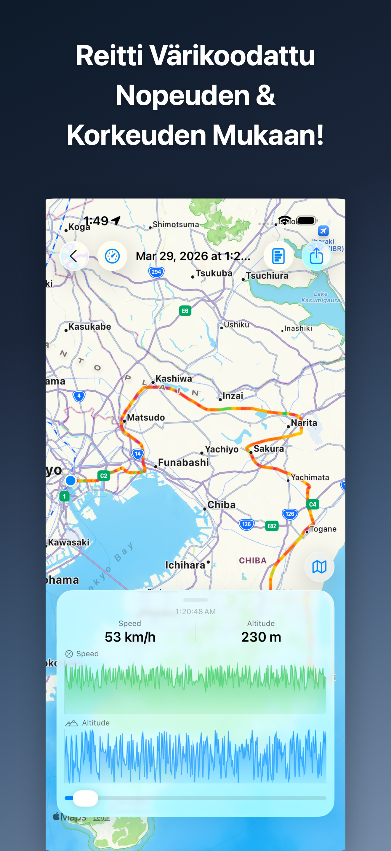DriveTracker - Driving Log iOS screenshot 3 showing app interface