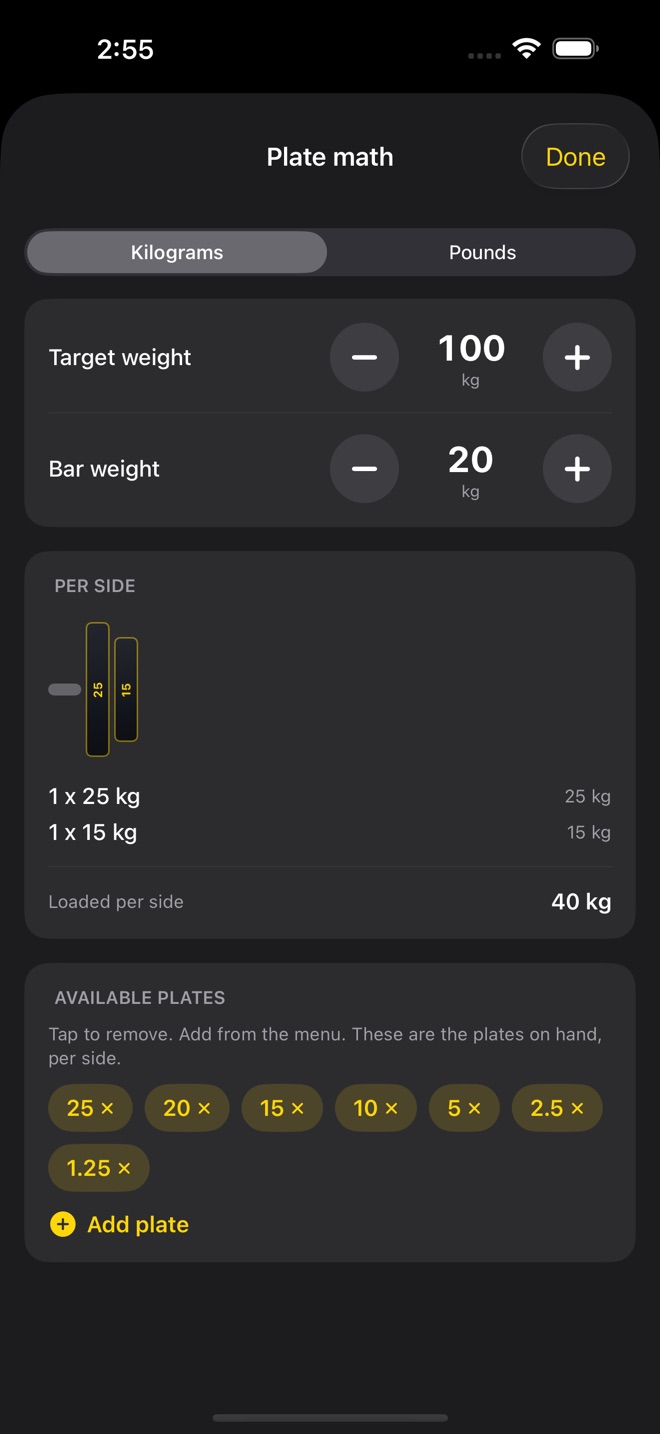 LiftLedger: Workout Log capture d’écran 2