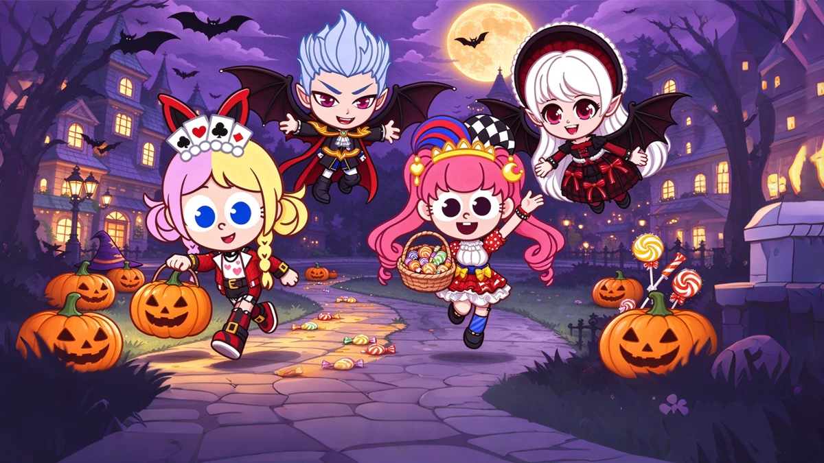 Papo Town: World search result, In-app event: Halloween in Papo Town