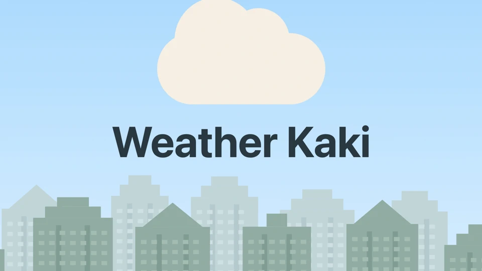 Weather Kaki App Store product page header