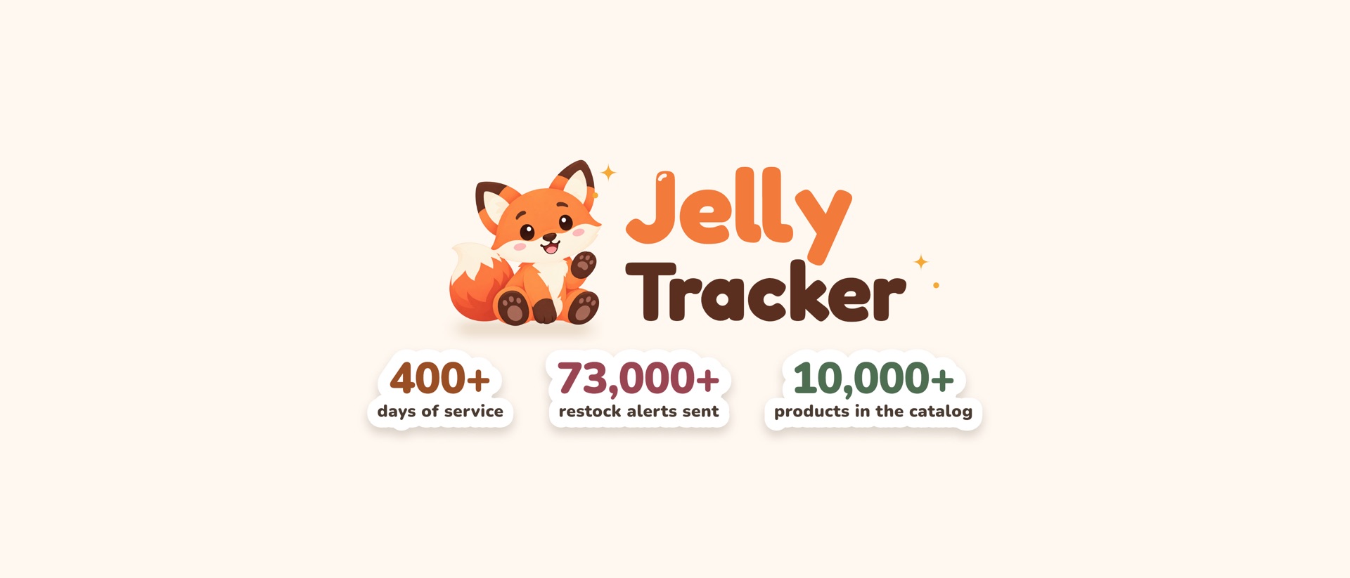 Jelly Tracker: Alert & Collect product page header