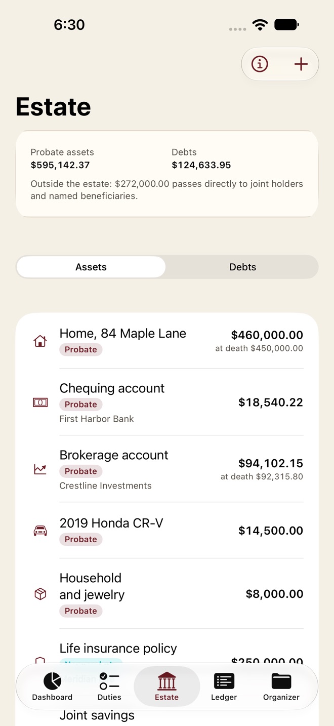 ExecutorKit: Probate Organizer screenshot 7