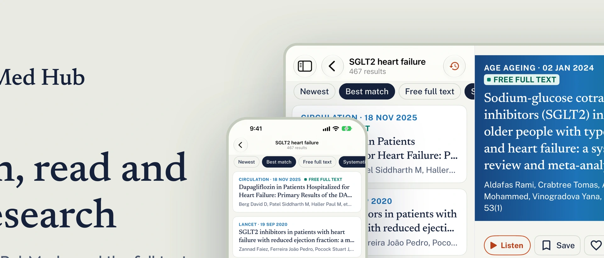 PubMed Hub: Research Papers product page header