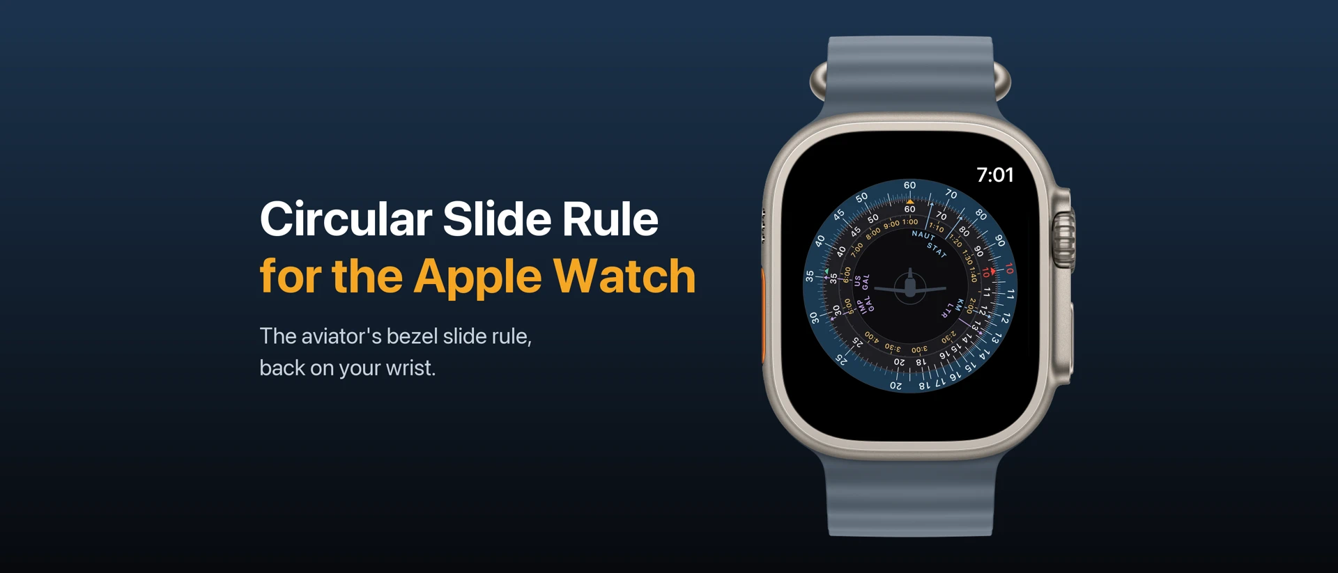 Aviator Watch E6B Slide Rule product page header