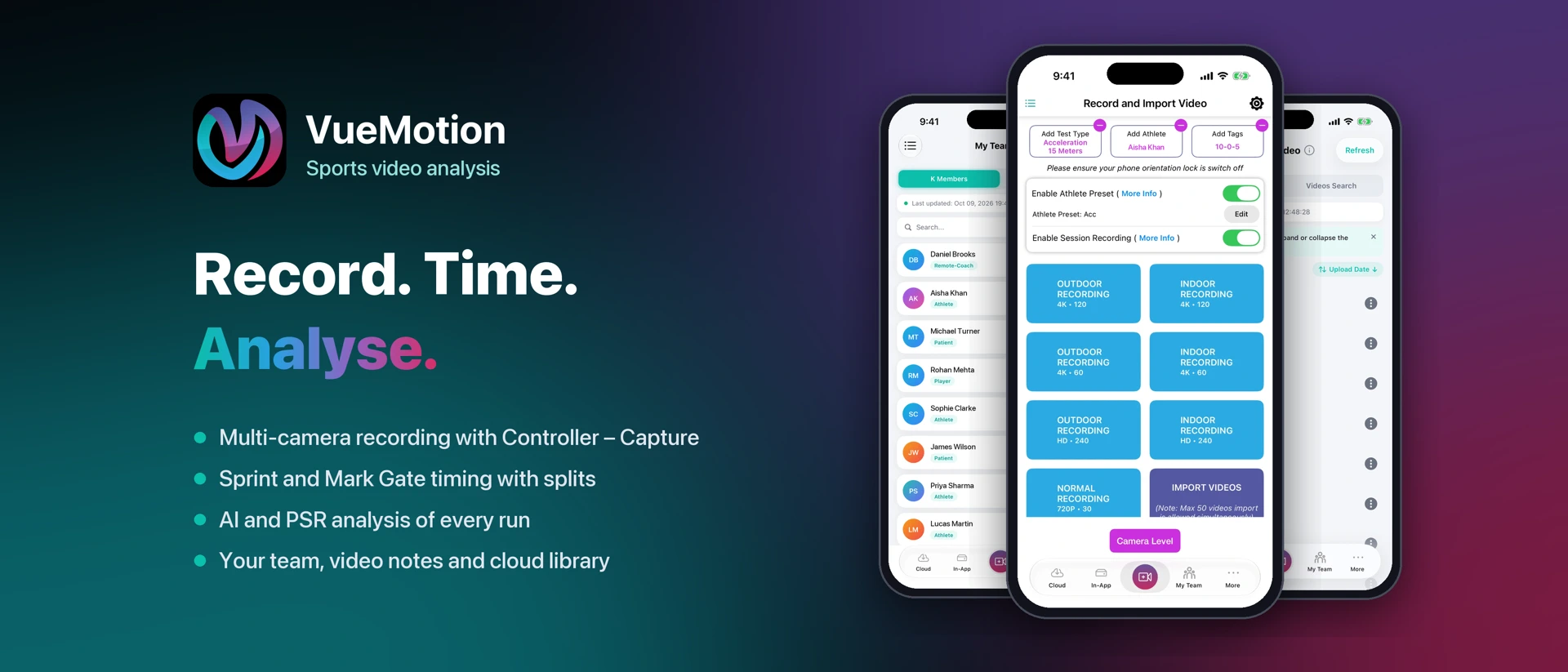 VueMotion product page header
