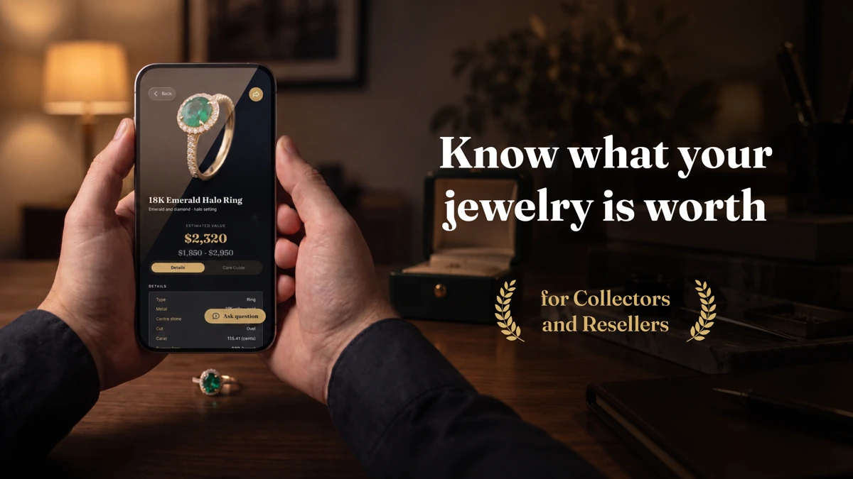 Jewelry Identifier: Gem ID AI search result