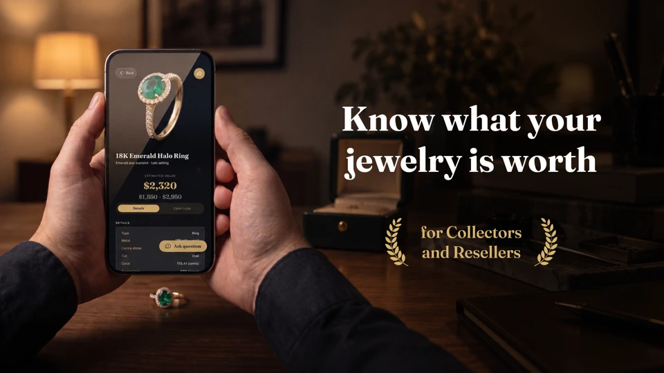 Jewelry Identifier: Gem ID AI App Store search result