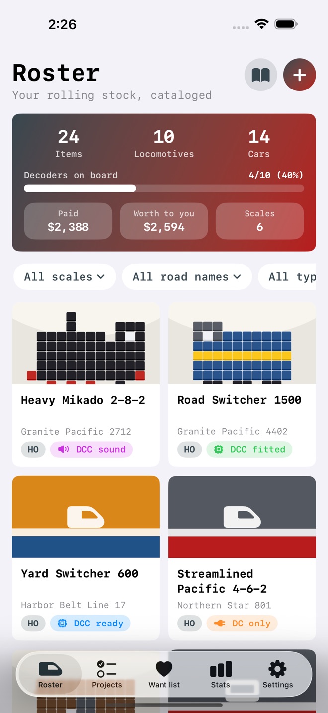 RailShelf: Model Trains screenshot 1