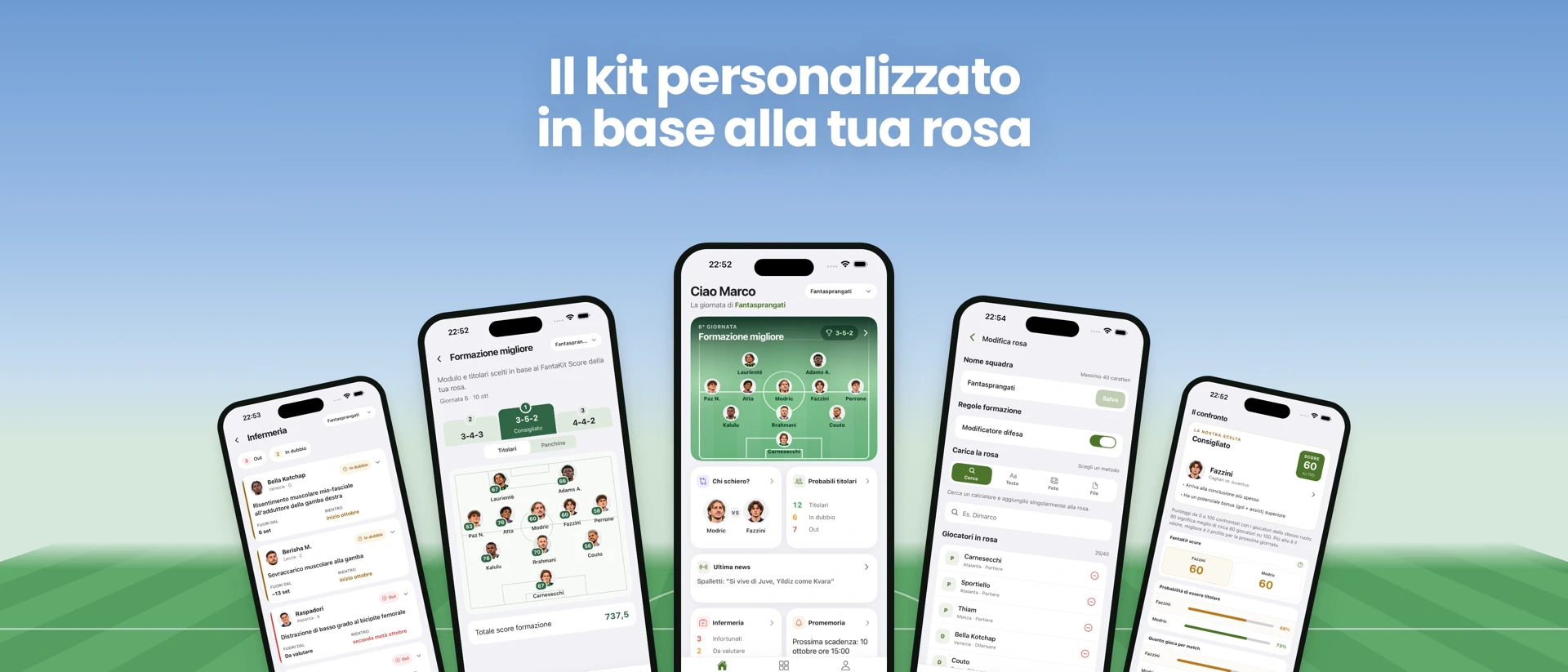 FantaKit product page header