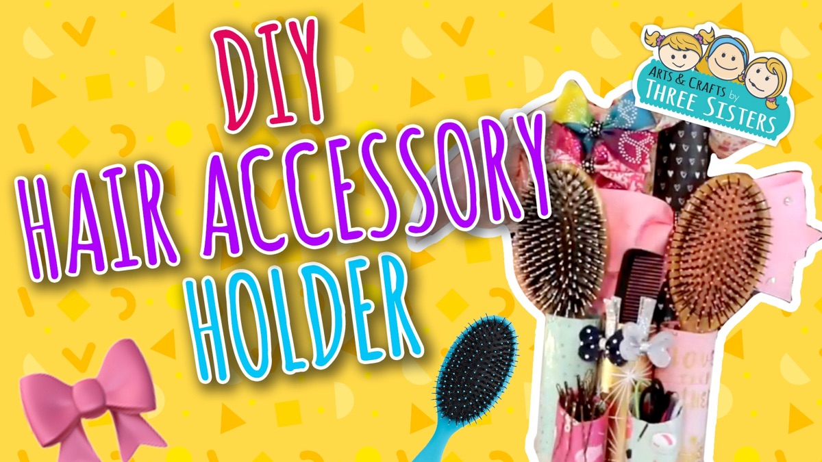 How to Make a DIY Hair Accessory Holder from Paper Rolls Easy Kids