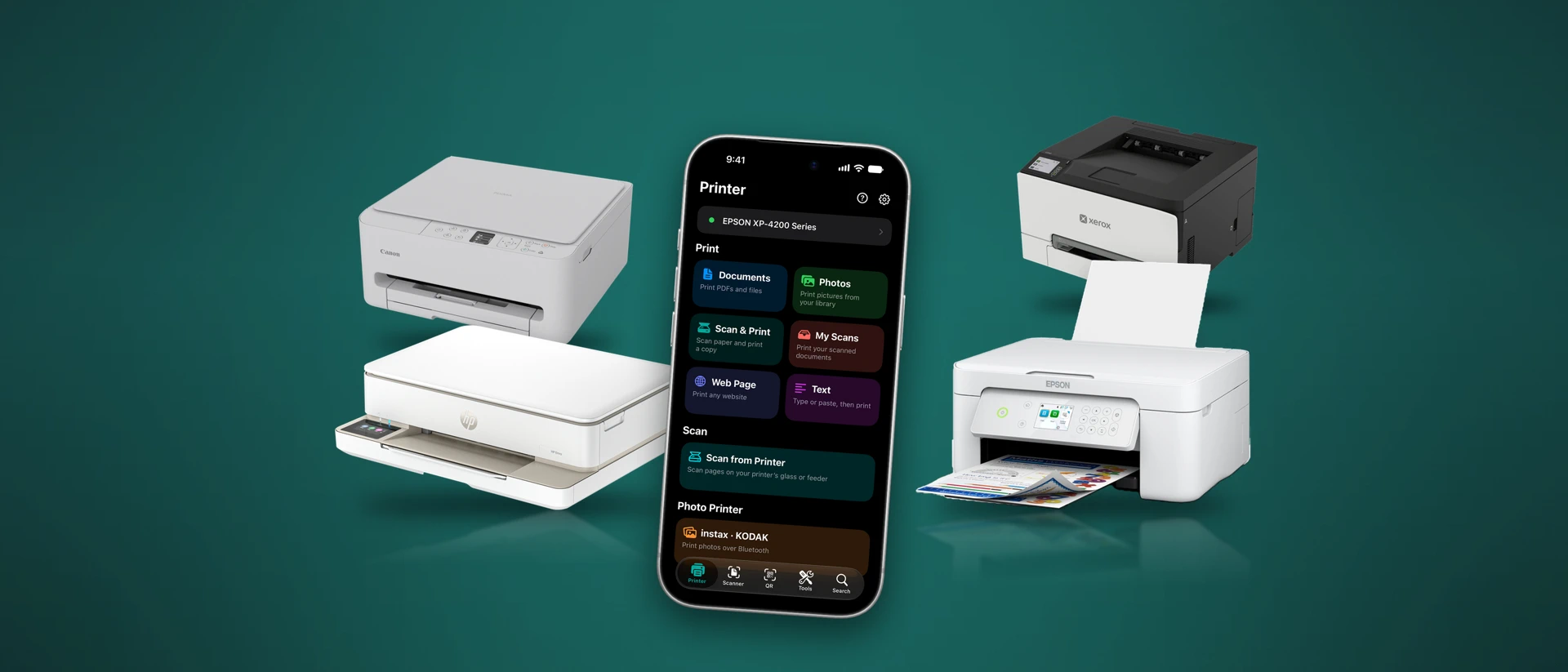 Smart Printer - Print and Scan product page header