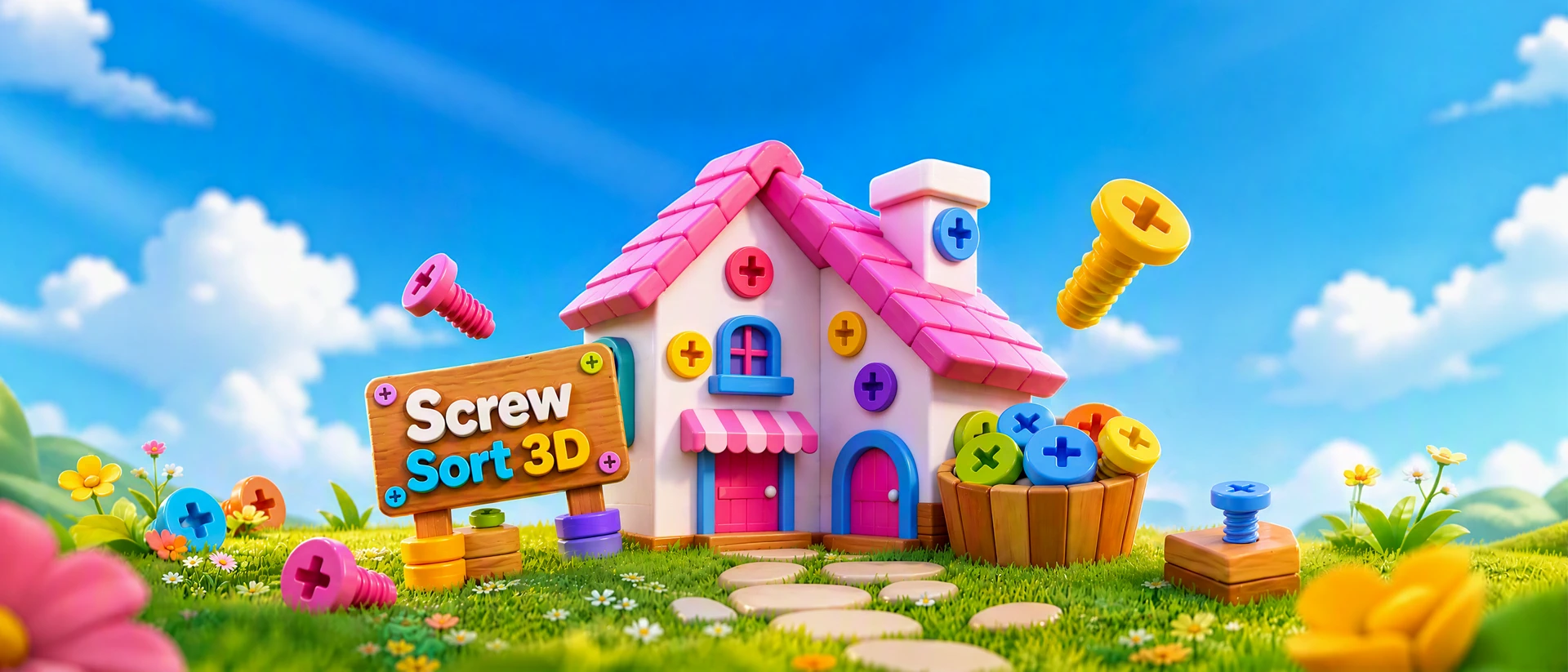 Screw Sort 3D: Pin Puzzle Game product page header
