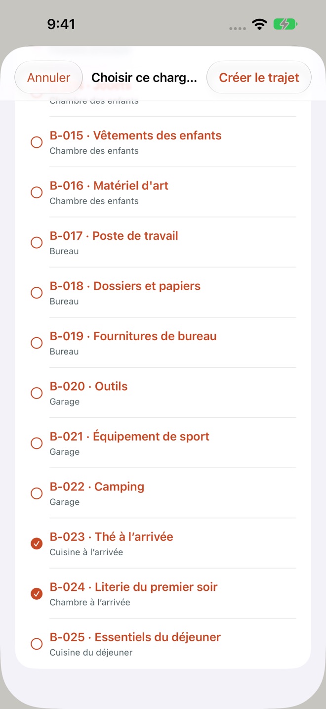 MoveBox : Déménagement capture d’écran 5