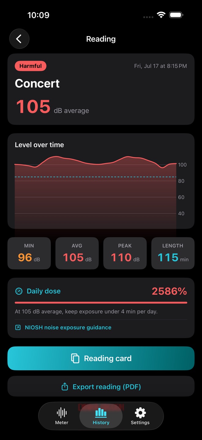 SoundLevel: Noise Estimate screenshot 2